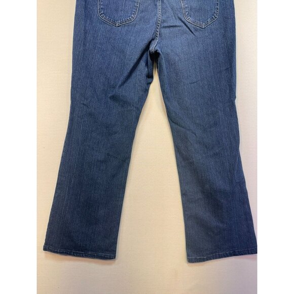 Additions By Chicos Womens Bootcut Jeans Size 14 (2.5) Reg Blue Denim Stretch - Picture 10 of 10